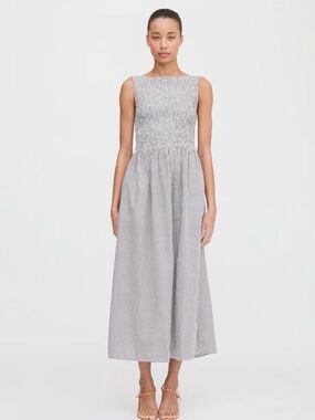 The Cosima Nap Dress in Chocolate Gingham